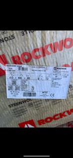 Rockwool Isolatie 30 euro per pak, 4 tot 8 cm, Nieuw, Steenwol, Ophalen of Verzenden