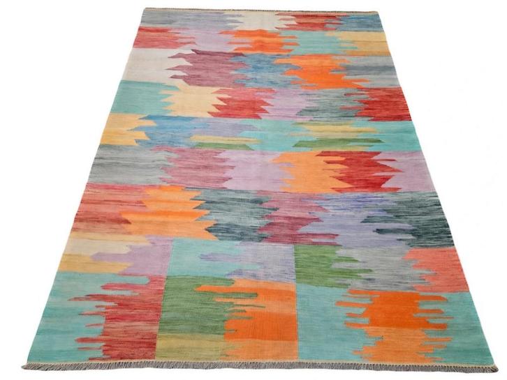 Handgeknoopt Perzisch wol Kelim tapijt NEW Mahvash 175x244cm, Huis en Inrichting, Stoffering | Tapijten en Kleden, Zo goed als nieuw