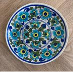 Decoratief Sierbordje met Blauwe Bloemen, Ophalen of Verzenden