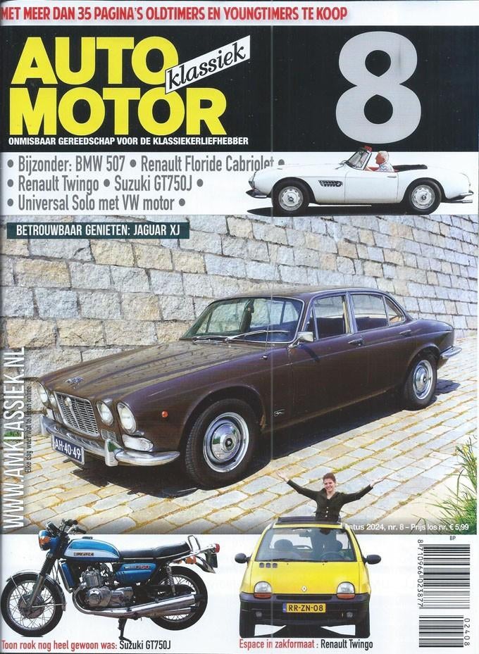 AMK 8 2024 : Jaguar XJ6 - Renault Floride Cabrio - BMW 507, Boeken, Ophalen of Verzenden, Gelezen, Algemeen