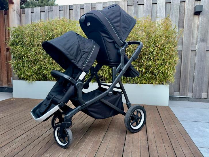 Thule Sleek Duo Kinderwagen – Complete Set, Kinderen en Baby's, Kinderwagens en Combinaties, Gebruikt, Combiwagen, Overige merken