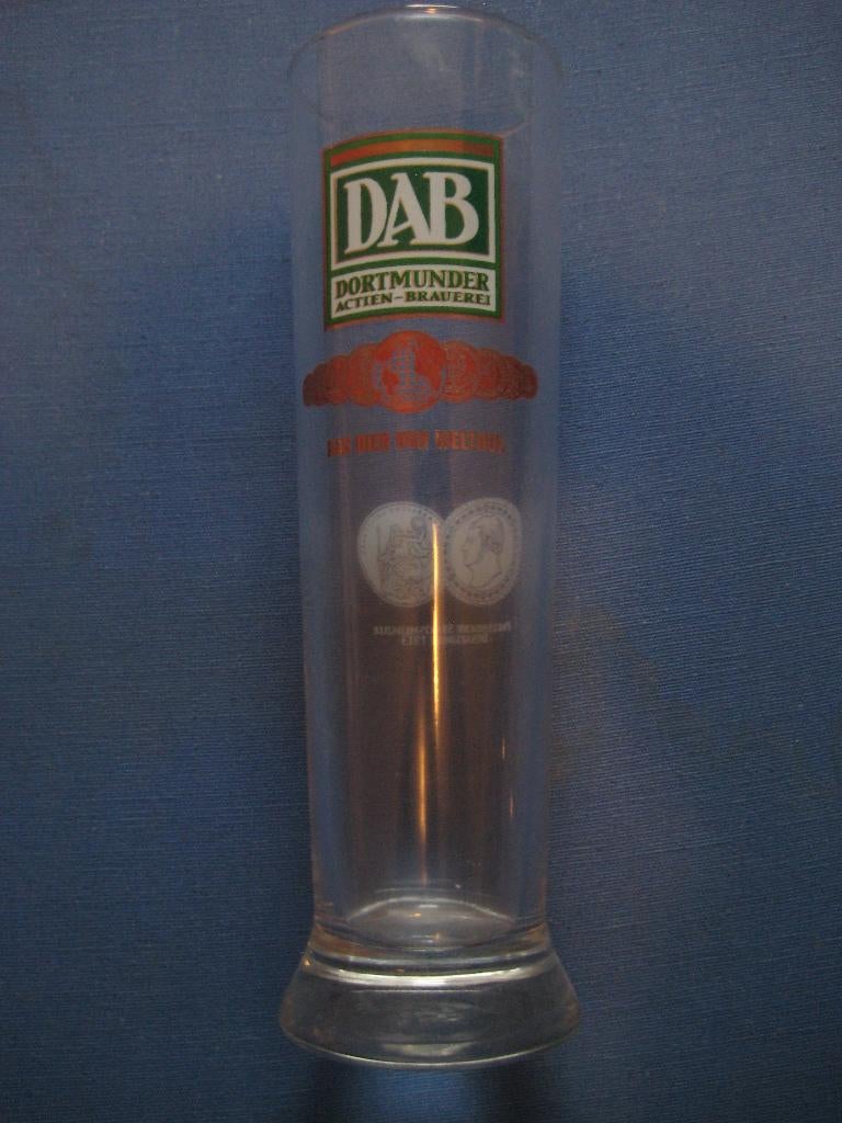 DAB altbier glas, Ophalen of Verzenden, Zo goed als nieuw, Glas of Glazen, Overige merken