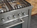 Luxe Boretti Fornuis 90cm rvs + rvs  1 grote oven 6 pits, Niet ingevuld, 60 cm of meer, Niet ingevuld, Ophalen of Verzenden