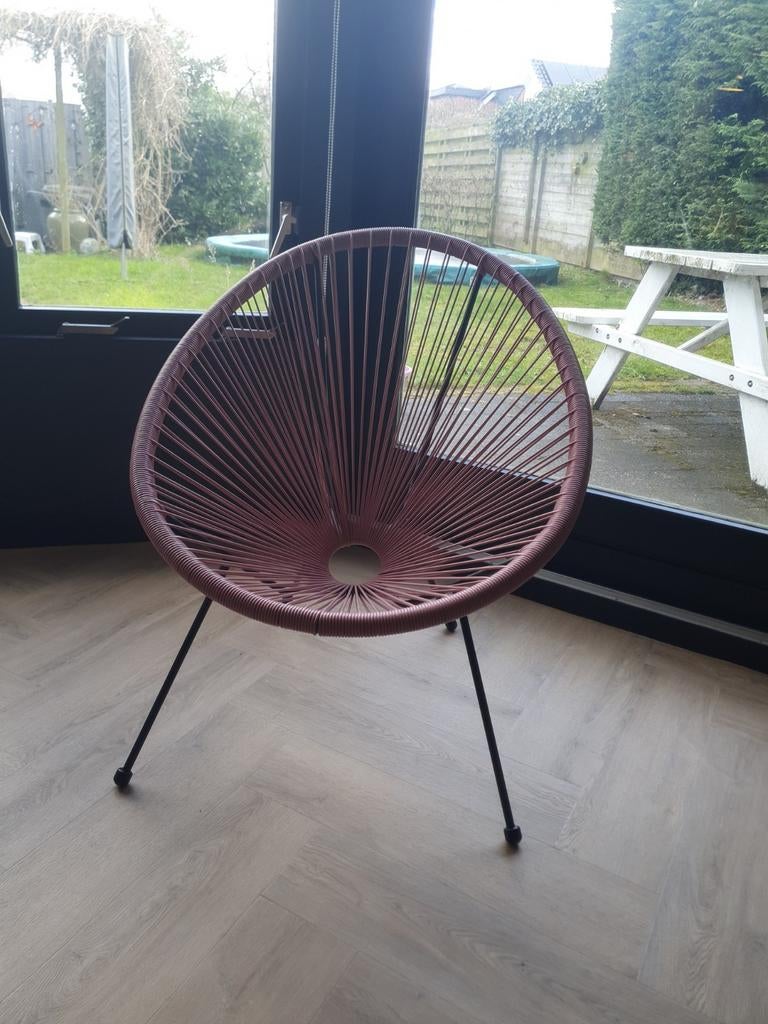 Roze Acapulco stoel, Ophalen of Verzenden