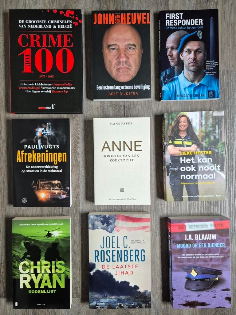 THRILLERS / TRUE CRIME BOEKEN NIEUW OF Z.G.A.N, Boeken, Ophalen of Verzenden, Zo goed als nieuw, Paul vugts, Nederland