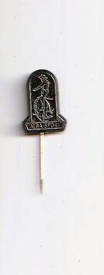 plastic speld Alba Sport met cowboy, Ophalen of Verzenden, Nieuw, Overige onderwerpen, Speldje of Pin