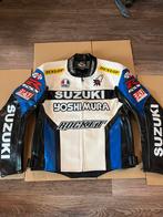 Suzuki Yoshimura Motorjas (Maat S) Vintage blauw, Ophalen of Verzenden, Zo goed als nieuw, Maat 46 (S) of kleiner, Blauw