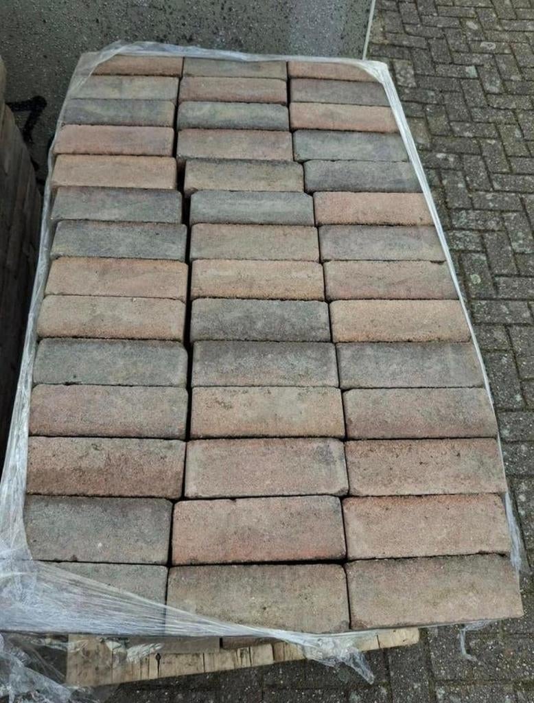 Tuinstenen, Tuin en Terras, Ophalen, Gebruikt, Klinkers, 10 m² of meer