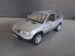 BMW X5 Modelauto - Zilverkleurig SUV Diecast, Ophalen of Verzenden, Gebruikt, Auto, Overige merken