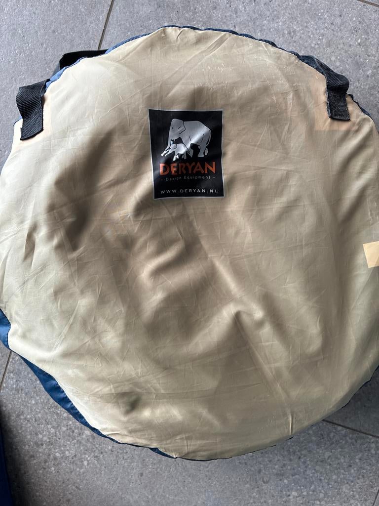 Deryan Peuter Luxe Tentje met Slaapzak en Luchtbedje, Ophalen of Verzenden, Gebruikt, Tot en met 2