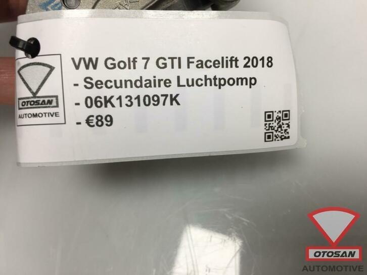 vw golf 7 gti facelift secundaire luchtpomp 06k131097k, Auto-onderdelen, Motor en Toebehoren, Gebruikt, Volkswagen, Volkswagen AG