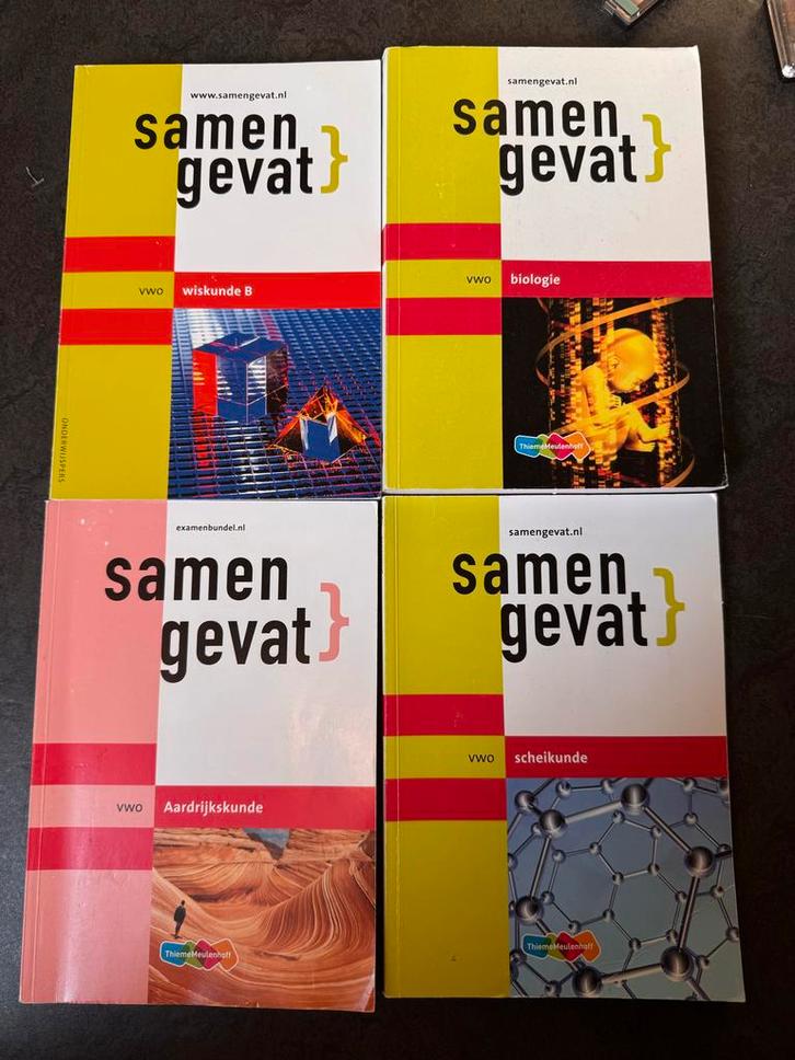Samengevat VWO Boekjes: Biologie, Wiskunde B, Scheikunde, Aa, Boeken, Schoolboeken, Zo goed als nieuw, Overige vakken, VWO, Ophalen of Verzenden