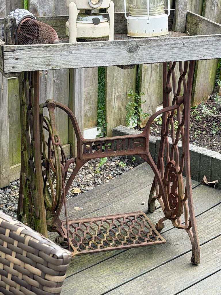 Antiek Singer Naaimachine Onderstel - Decoratief, Ophalen