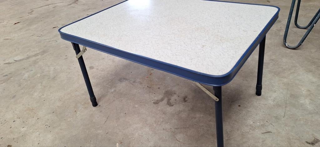 In hoogte verstelbare campingtafel - Compact en stevig, Ophalen, Gebruikt