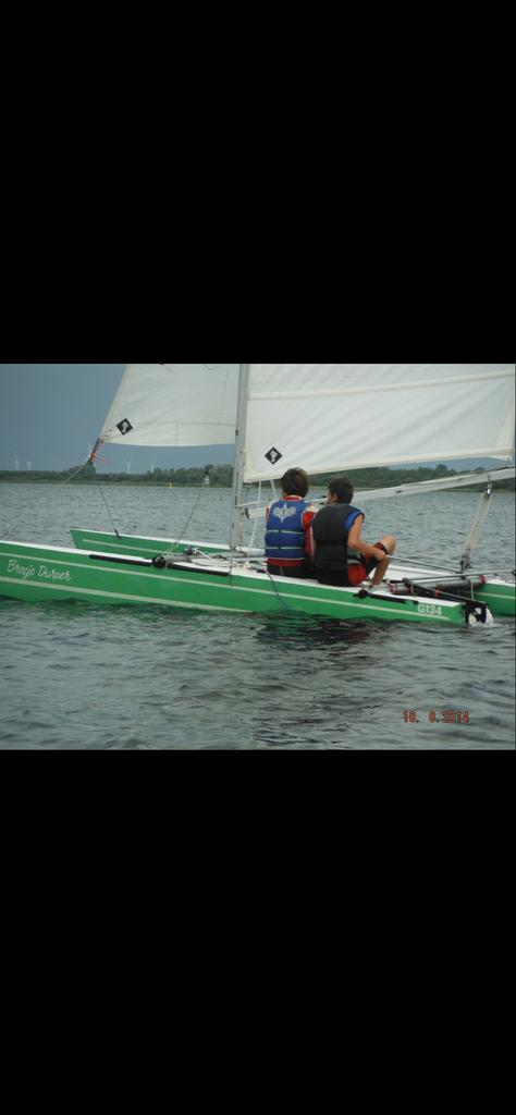 Catamaran Breezy Dupper, Ophalen, Gebruikt