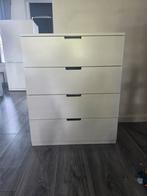 Ikea Nordli ladekast wit met 4 lades., Ophalen, 50 tot 100 cm, Zo goed als nieuw, 3 of 4 laden
