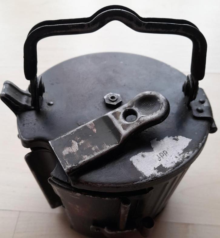 Duitse WW2 MG 34/42 Gurttrommel., Verzamelen, Militaria | Tweede Wereldoorlog, Landmacht, Kist of Geocache, Duitsland, Ophalen of Verzenden