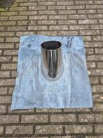 Dakdoorvoer  / dakplaat lood - rvs 150mm, Ophalen of Verzenden, Zwart, Minder dan 5 m²