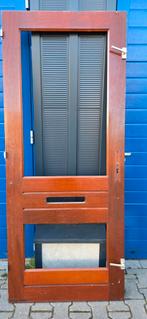 Merbau Voordeur - Klassiek en Robuust, Ophalen, Gebruikt, 80 tot 100 cm, Buitendeur