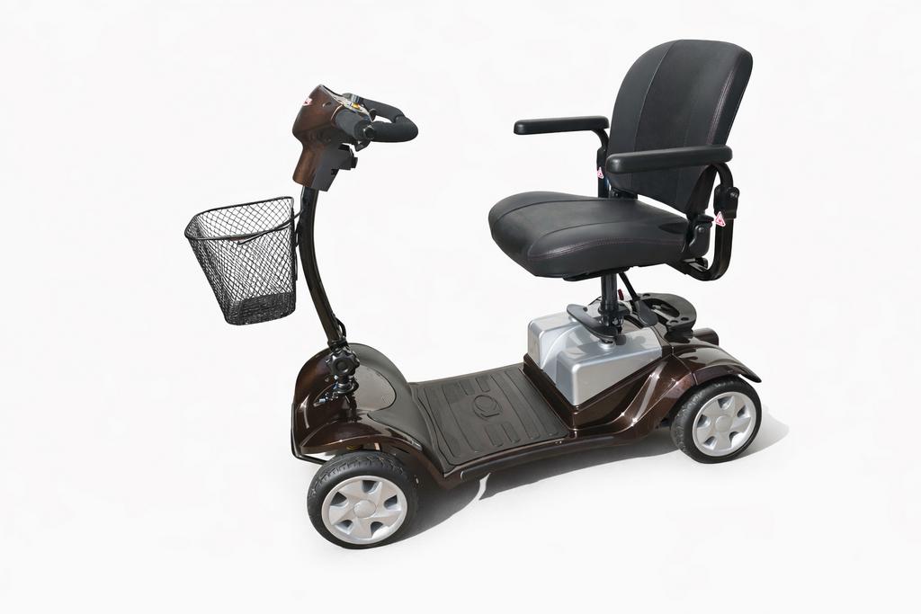 Scootmobiel Kymco mini LS comfort. bruin metallic, Diversen, Ophalen, Zo goed als nieuw