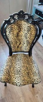 Oud stoeltje met luipaardprint - Barok stijl, Ophalen