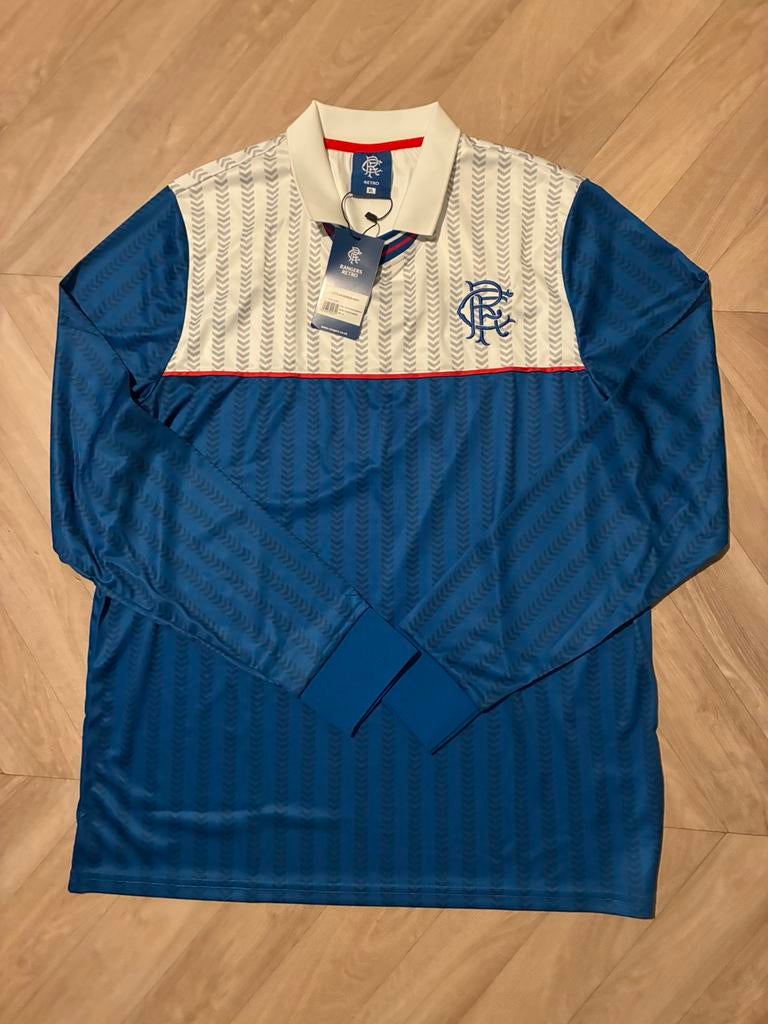 Original Retro Glasgow Rangers maat XL, Maat XL, Ophalen of Verzenden, Zo goed als nieuw, Shirt