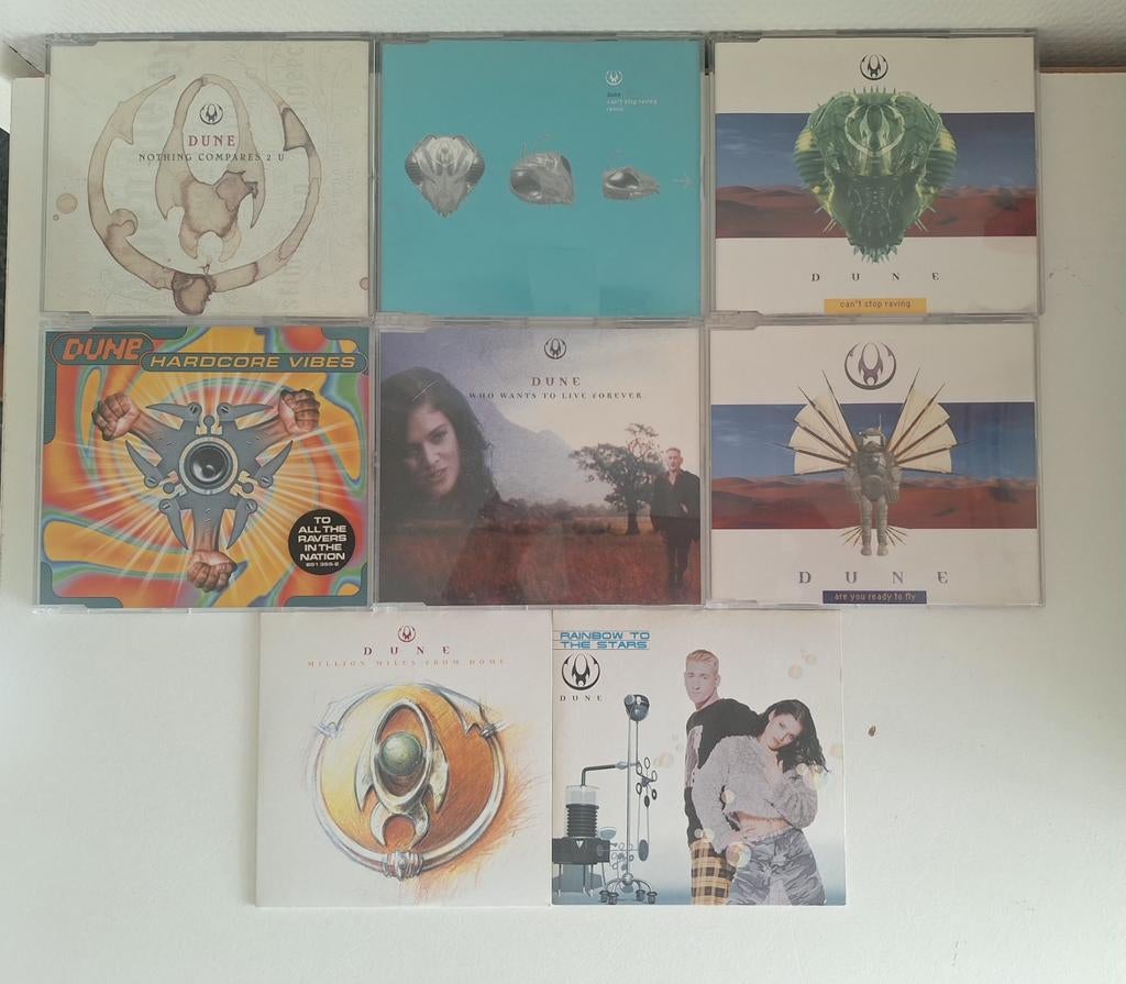 Dune cd collectie 8x orgineel cds, Verzenden, Zo goed als nieuw, Dance Populair