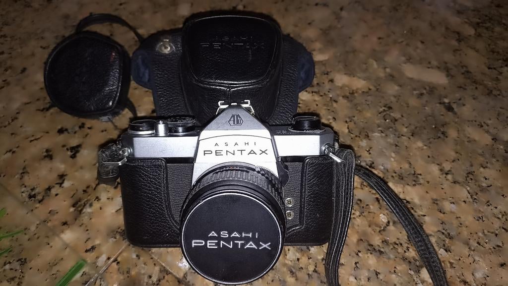 Asahi Pentax Spotmatic SP1000 met SMC Takumar 2.0 55mm, Audio, Tv en Foto, Fotocamera's Analoog, Gebruikt, Spiegelreflex, Pentax