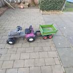 Gebruikte trekker met wagen, Ophalen