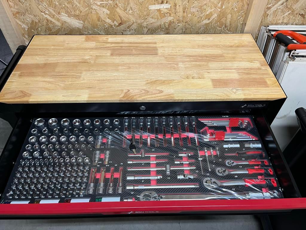 Gereedschapswagen met 11 gevulde laden, Nieuw !, Doe-het-zelf en Verbouw, Gereedschap | Handgereedschap, Ophalen, ., Nieuw, Bsn tools