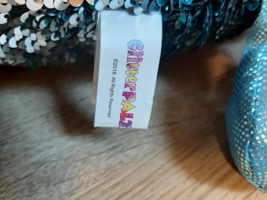Glitterpalz zeemeermin beer knuffel, Kinderen en Baby's, Speelgoed | Knuffels en Pluche, Ophalen of Verzenden