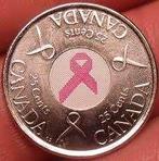 Canada - 25 cent 2006 - Pink Ribbon - Circulated, Verzenden, Noord-Amerika, Losse munt