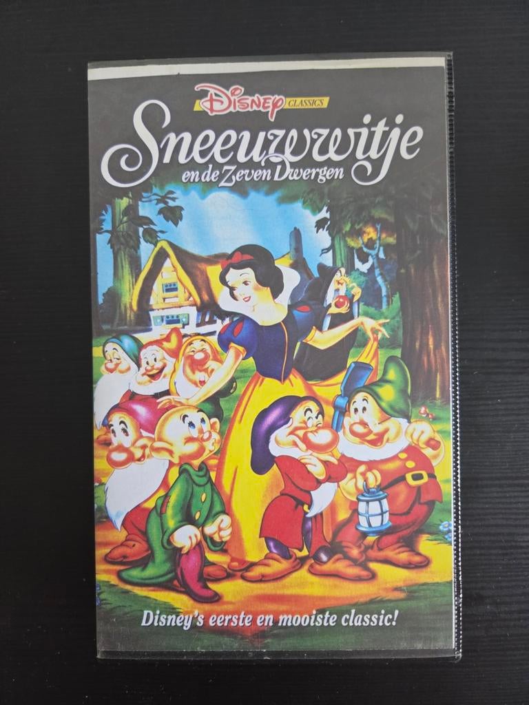 Disney Sneeuwwitje en de Zeven Dwergen VHS Videoband, Alle leeftijden, Ophalen, Gebruikt, Overige genres
