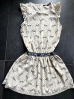 Leuk jurkje met luipaardprint maat 158, Kinderen en Baby's, Kinderkleding | Maat 158, Verzenden, Zo goed als nieuw, Meisje, Jurk of Rok
