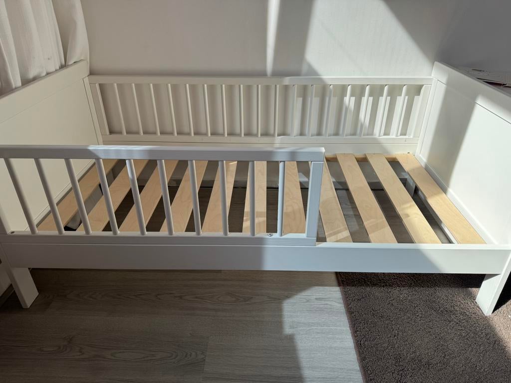 Petit amelie peuterbed wit, Kinderen en Baby's, Kinderkamer | Bedden, Ophalen of Verzenden, Zo goed als nieuw, 140 tot 160 cm