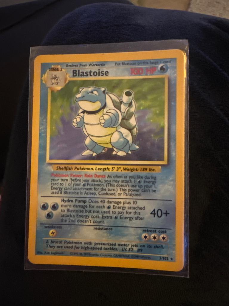 Blastoise, Ophalen, Zo goed als nieuw