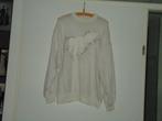 trui mt xl wit met mooie print voor lange mouwen, Ophalen of Verzenden, Zo goed als nieuw, Maat 46/48 (XL) of groter, Wit