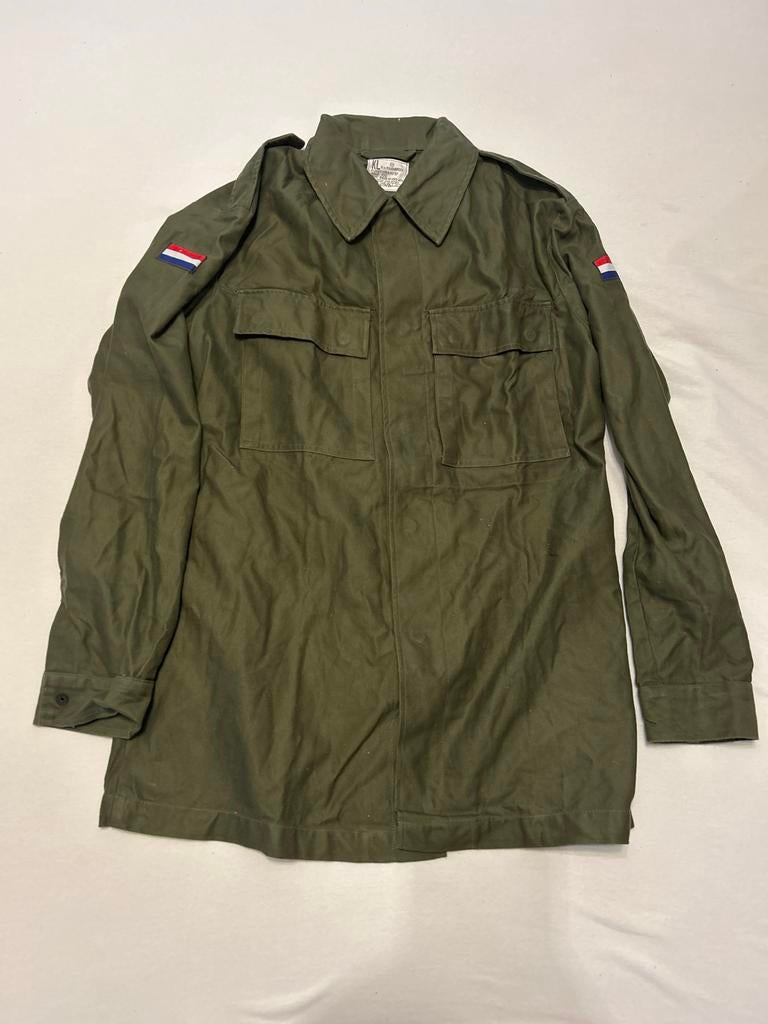 Vintage Legerjas 1987 - Uitstekende Staat, Verzamelen, Militaria | Algemeen, Landmacht, Kleding of Schoenen, Nederland, Ophalen of Verzenden