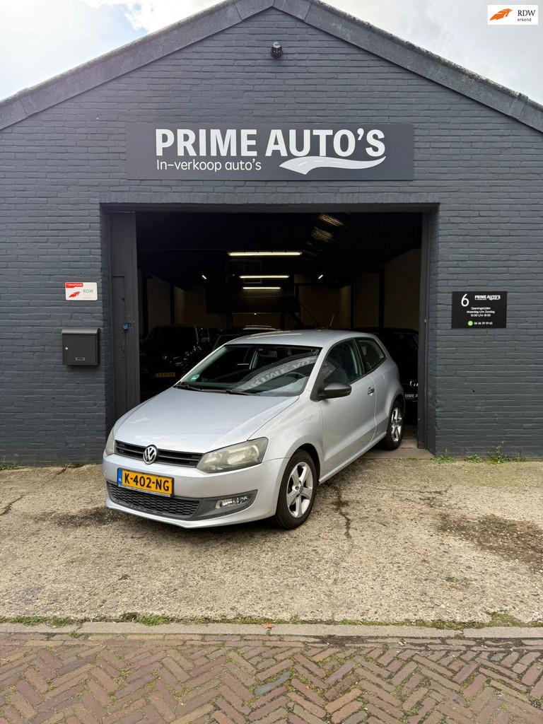 Volkswagen Polo 1.2 Airco | Navi 3-Deurs 2010, Auto's, Volkswagen, Voorwielaandrijving, Euro 5, Zwart, 60 pk
