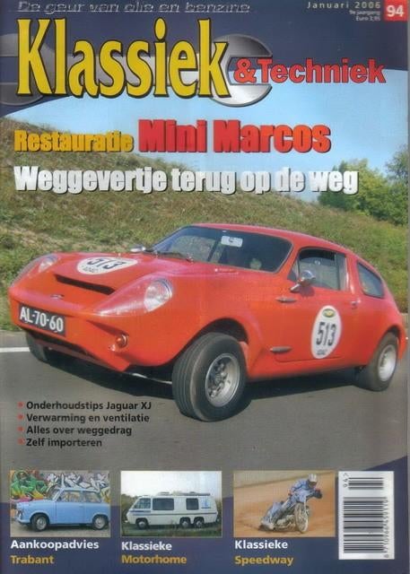 Klassiek & Techniek 94 2006 : Mini Marcos - Jaguar XJ6 XJ12, Ophalen of Verzenden, Gelezen, Algemeen
