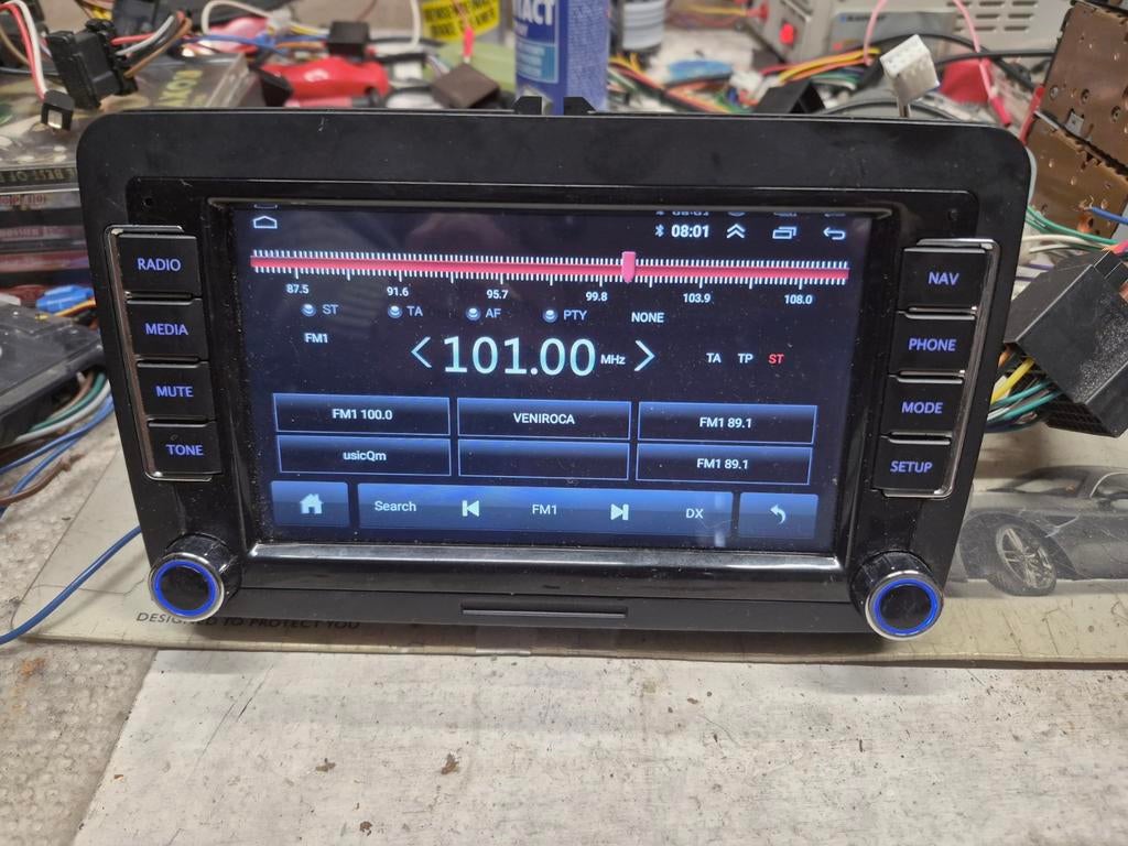 VW (Chinees) radio, navigatie, bluetooth, Auto diversen, Ophalen of Verzenden