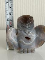 Edelsteen carving uil van agaat, Verzamelen, Mineralen en Fossielen, Verzenden