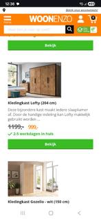 Kledingkast, Ophalen, Gebruikt, 200 cm of meer, 200 cm of meer