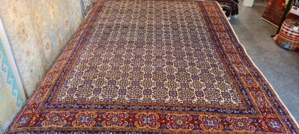 Perzisch tapijt Moud 300 x 207 Handgeknoopt kleed/vloerkleed, Www.simatapijten.nl, 150 tot 200 cm, Ophalen of Verzenden, Info@simatapijten.nl