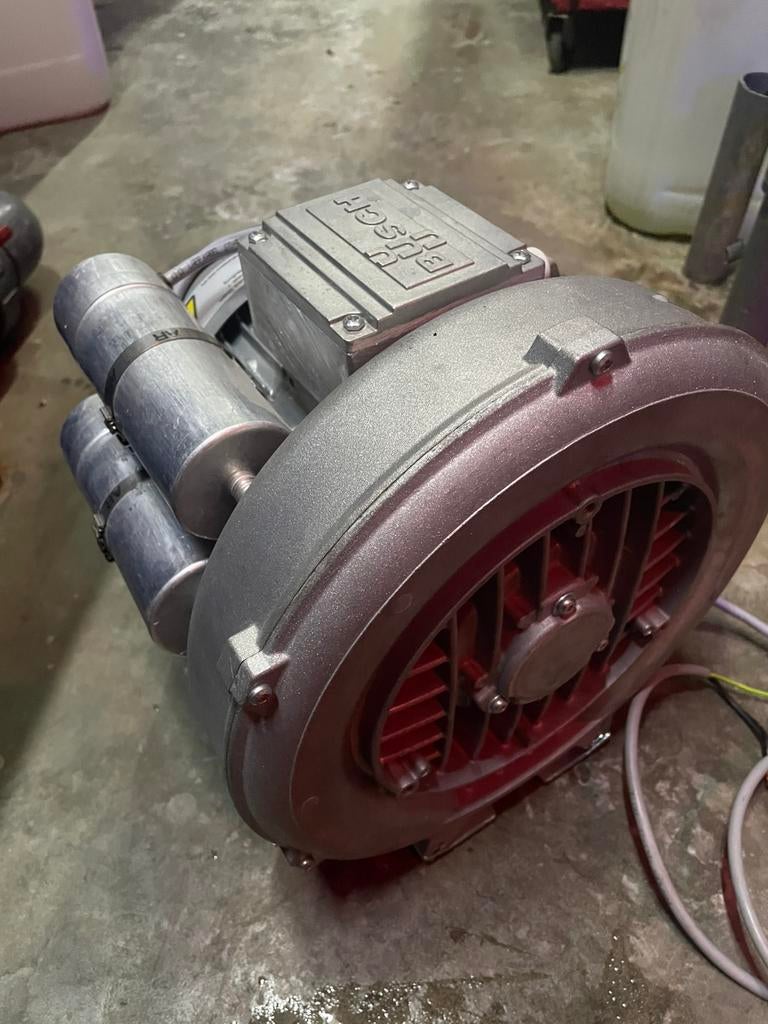 Zijkanaal ventilator Busch 230v 1,1 kw, Doe-het-zelf en Verbouw, Motoren, Ophalen of Verzenden, Zo goed als nieuw, Elektromotor