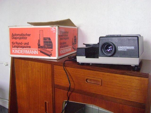 dia projector, Ophalen, Zo goed als nieuw