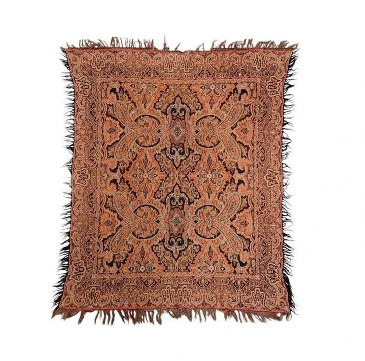 Vintage Paisley wol Wandkleed worteldoek tafelkleed 85x105cm