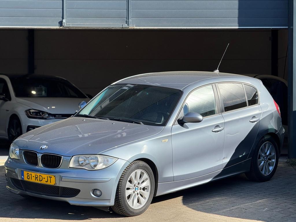 BMW 1-serie 120d High Executive Automaat, Auto's, BMW, 4 cilinders, Blauw, 163 pk, Origineel Nederlands