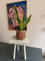 Vintage brocante melkkrukje/plantentafeltje/bijzettafeltje, Huis en Inrichting, Krukjes, Ophalen of Verzenden, Zo goed als nieuw