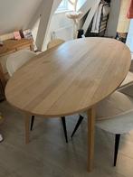 Eettafel hout ovaal, Ophalen, Gebruikt, 50 tot 100 cm, 150 tot 200 cm